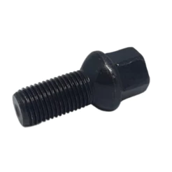 Parafuso Roda 14mm Preto Volkswagen Bora Fox Golf Jetta Passat Polo TCross Tiguan Audi A3
