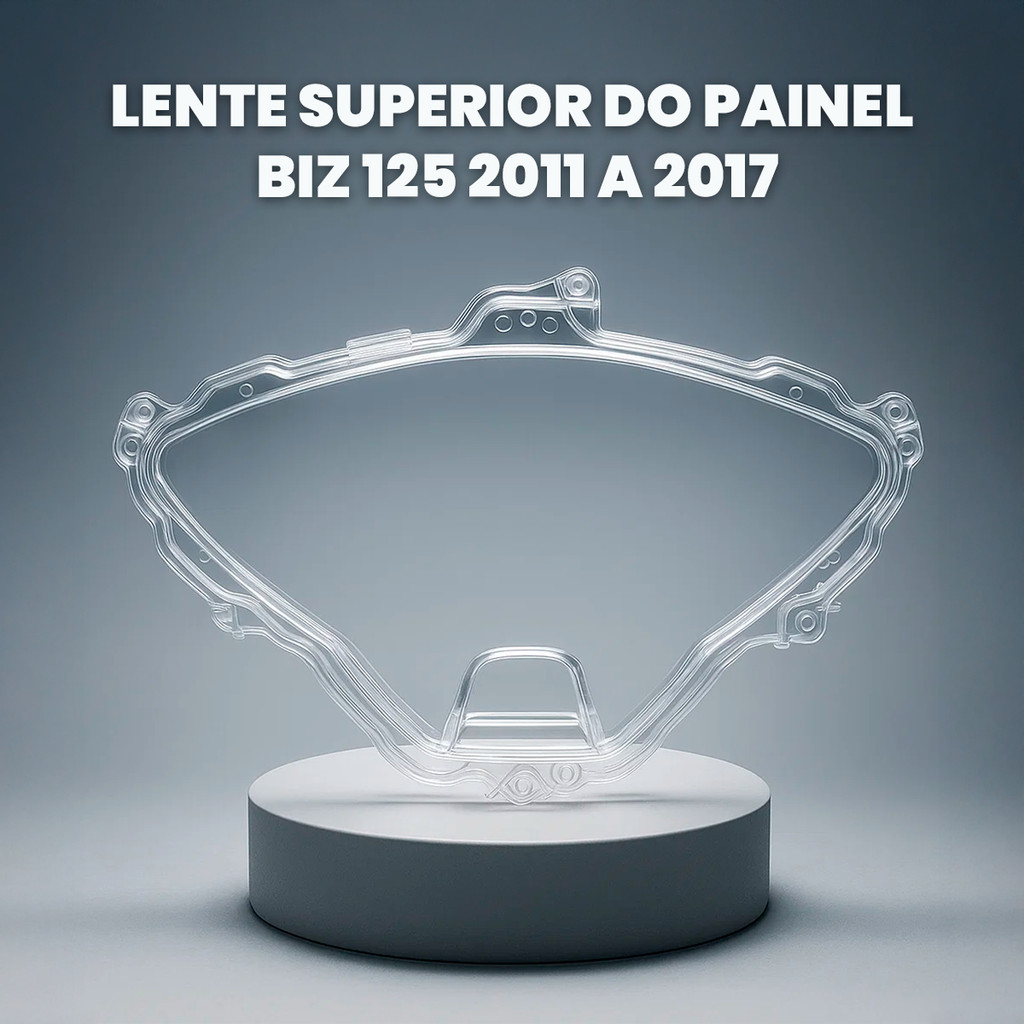 Lente Substituição Painel Honda Biz 125/110 Titan 150 Pop 100/110 Transparente Alta Resistência