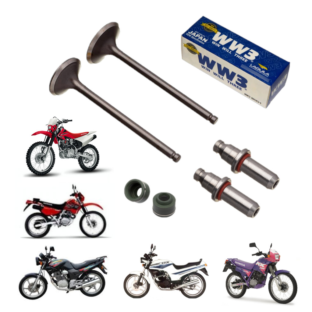 Kit Válvula Retentor Guia Cbx Nx Xr 200 Cbx Nx 150 Crf 230F