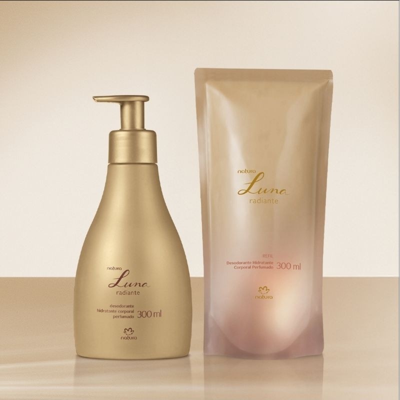 Kit Hidratante Corporal Perfumado Luna Radiante com Refil