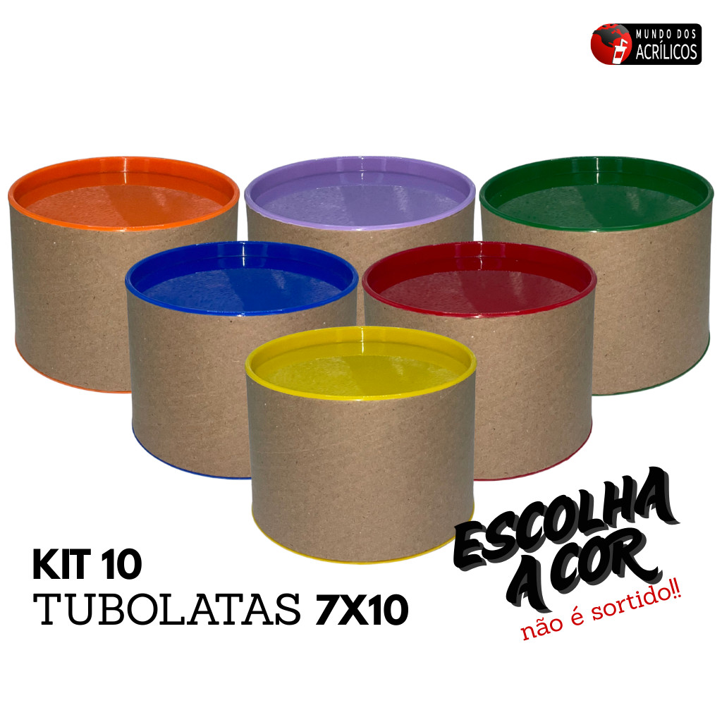 10 Tubo latas Premium 7x10 Para Personalizar lembrancinha Aniversário dia das Mães dia dos Professores - Decoração em Oferta na Shopee