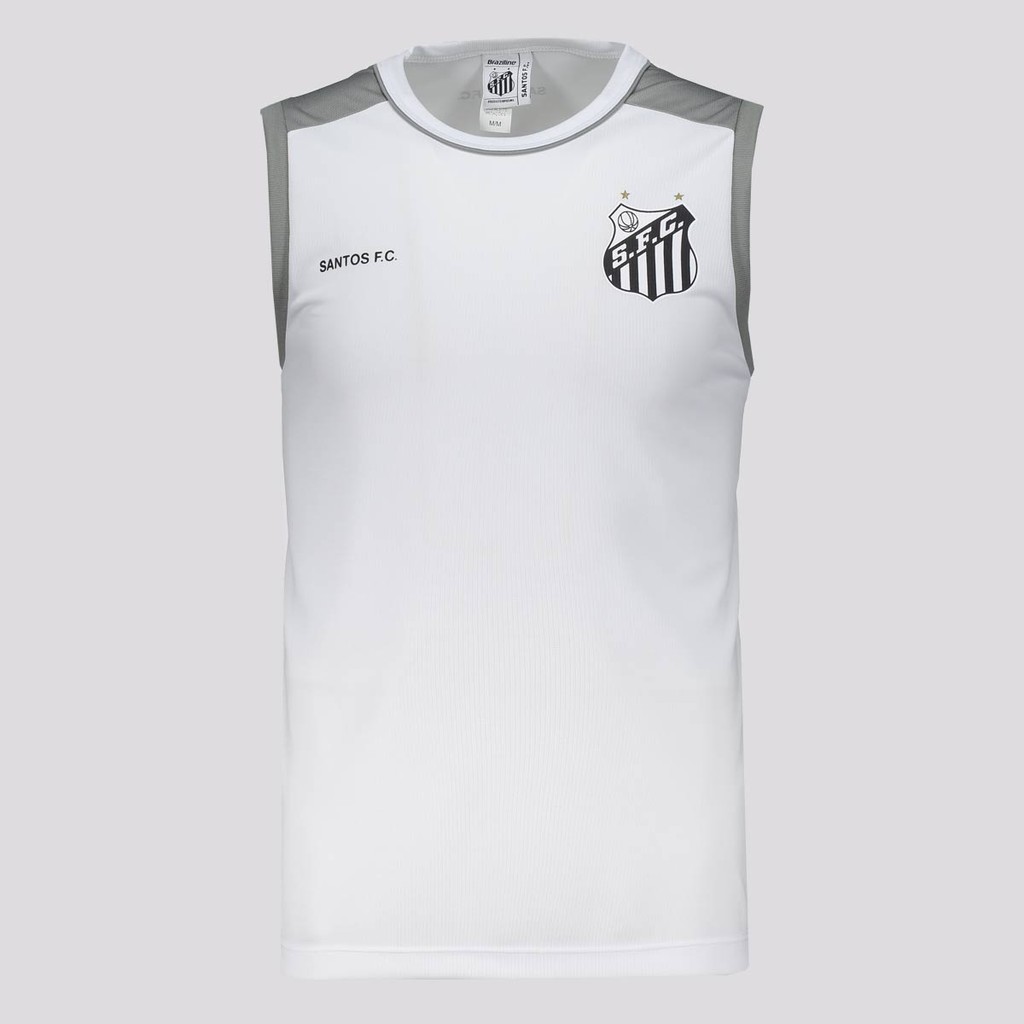 Regata Santos Batimento Branco em Oferta na Shopee