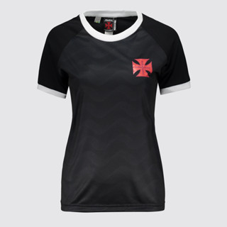 Camisa Vasco Rugido Feminina Preta em Oferta na Shopee