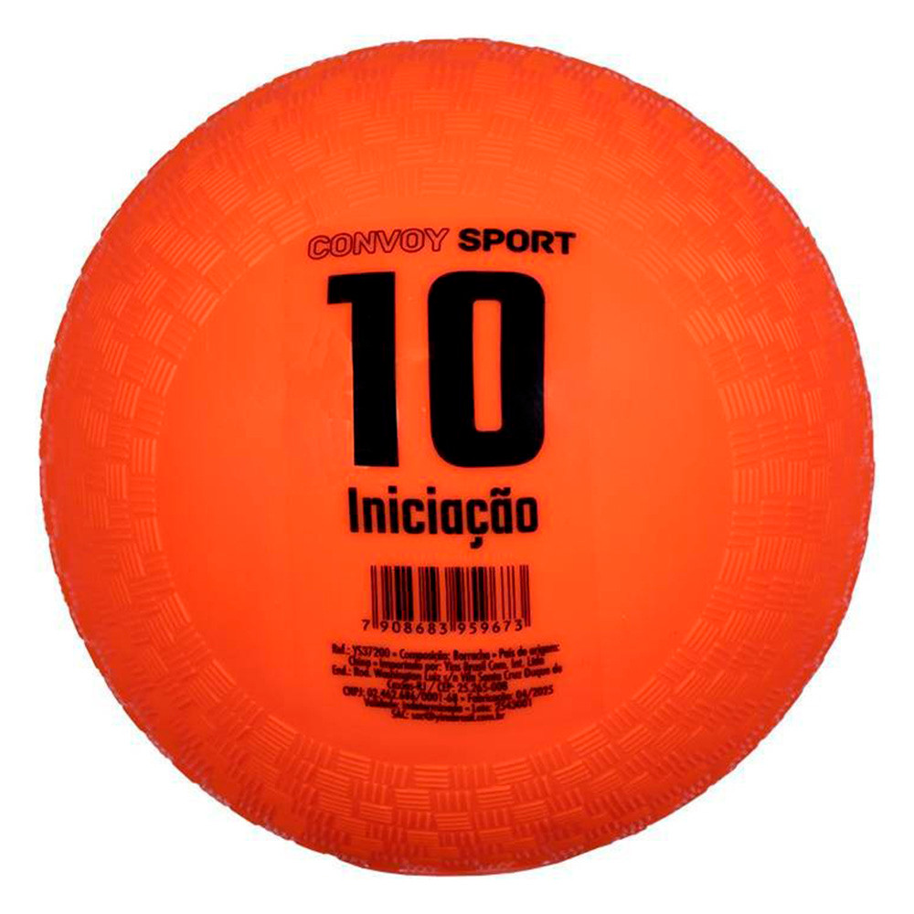 Bola Iniciação Borracha T10 Esportiva Escolar Queimada