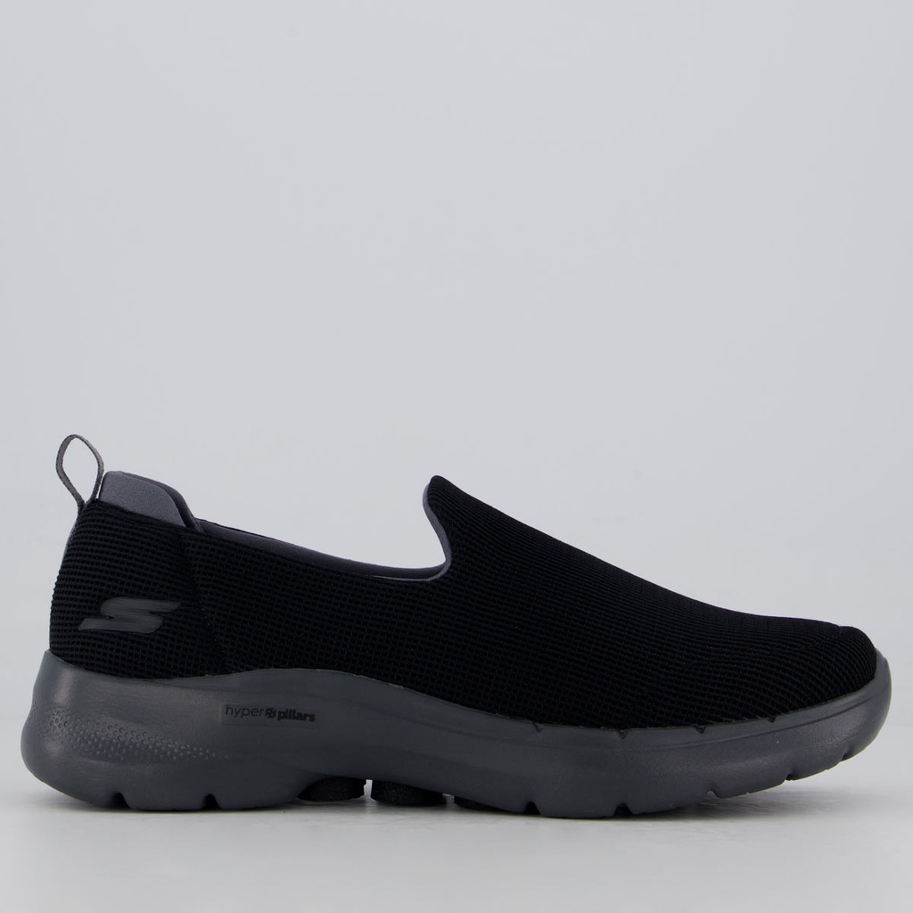 Tênis Skechers Go Walk 6 Preto em Oferta na Shopee