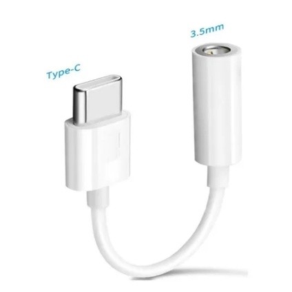 Adaptador de fone de ouvido tipo C Cabo adaptador USB-C para P2 P3 3,5 mm - detalhe