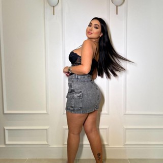 Saia Cargo Curta Feminina Moda com Lycra Bolso na Lateral Estilosa Cintura Alta em Oferta na Shopee