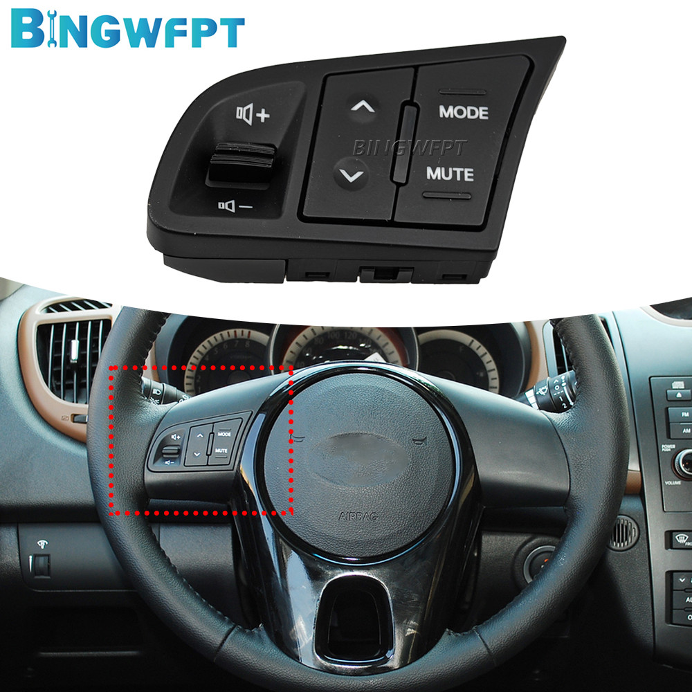 Botão De Volume Mudo Do Modo Esquerdo 96700-2K000 Para Kia Forte Shuma Cerato Koup 2008-2012 Interruptor Volante
