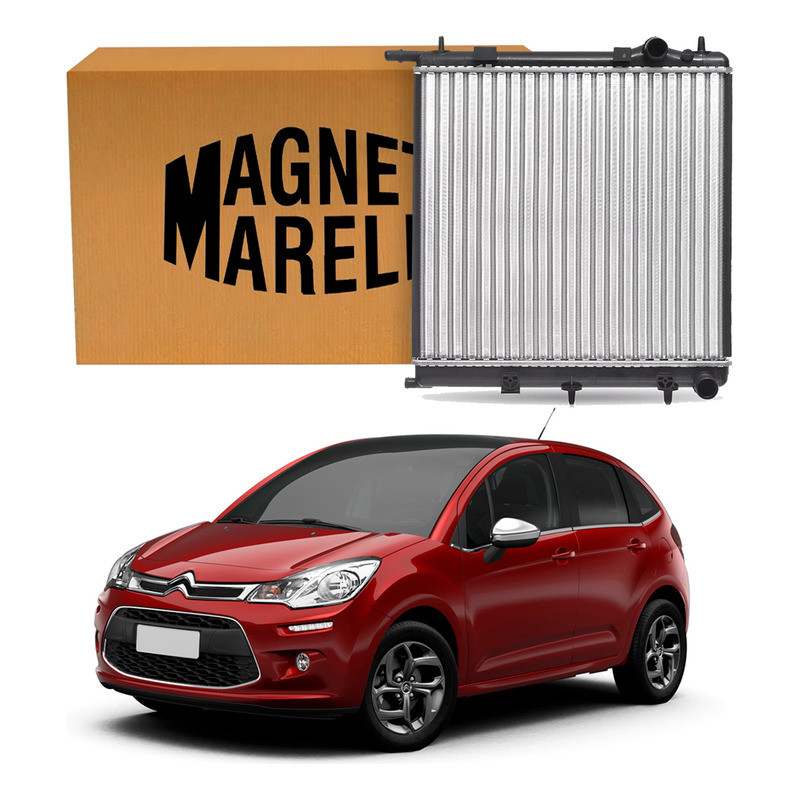 Radiador Agua Marelli Citroën C3 1.5 8v Manual 2013 A 2016 em Oferta na Shopee