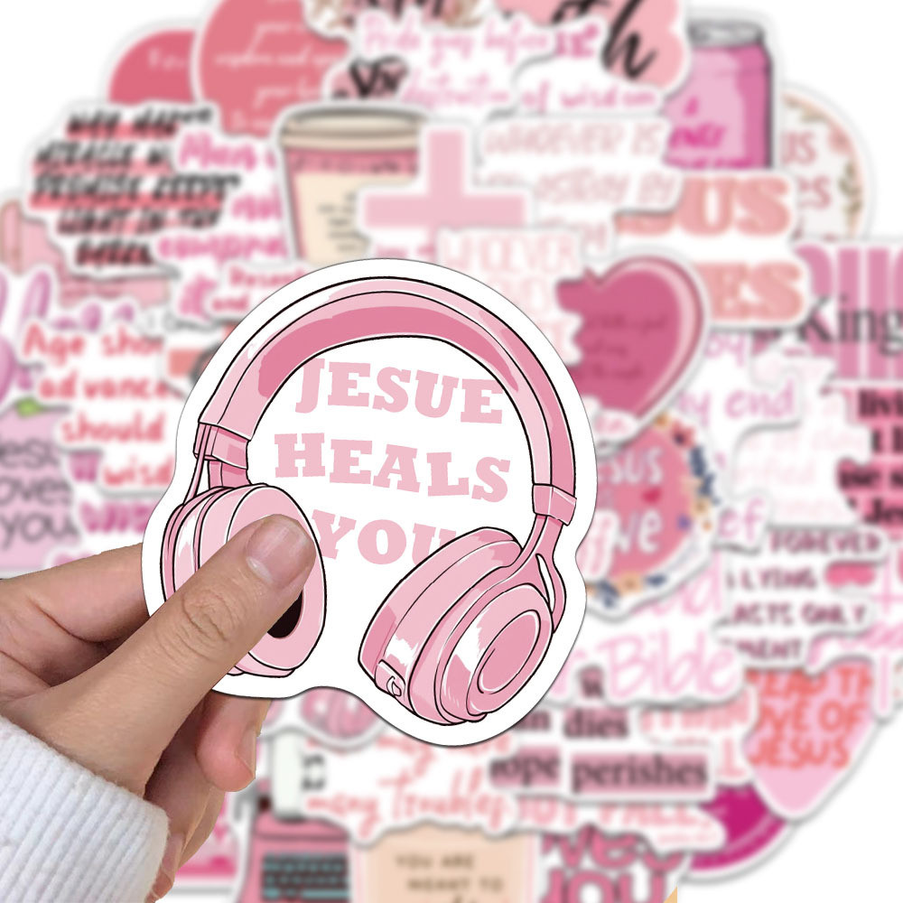 Adesivos Rosa Da Bíblia Jesus (50 Peças/Set , Sem Repetição) – Decalques Decorativos Adoráveis Para Enfeite De Caderno , em Oferta na Shopee