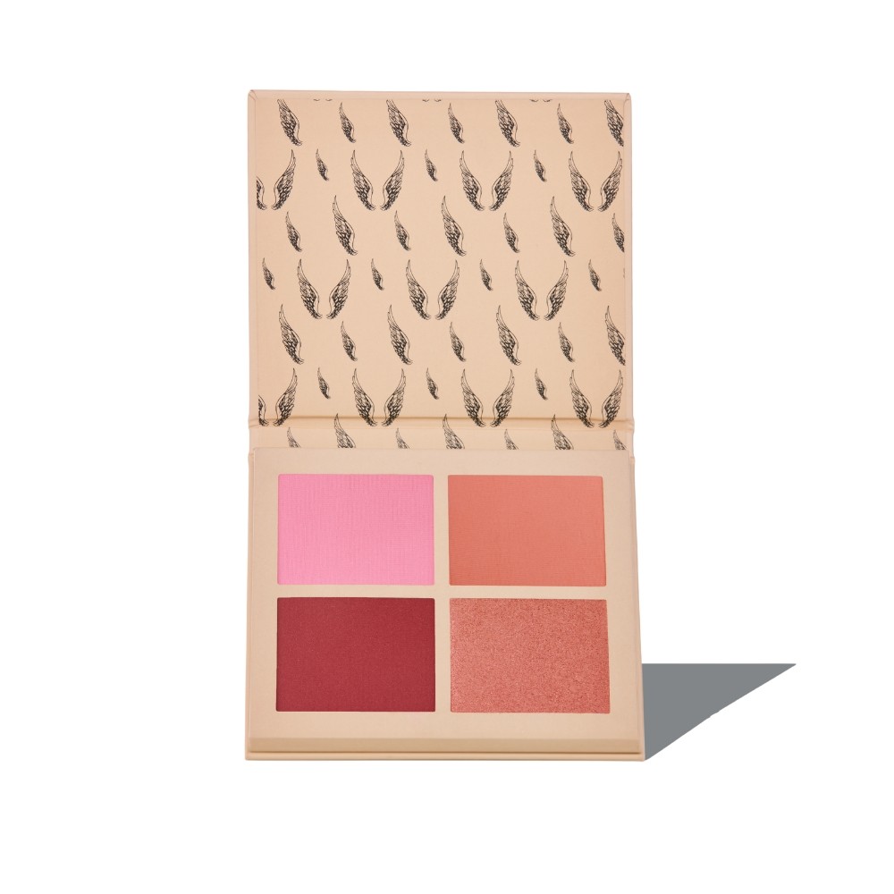 Paleta Quarteto Blush Angel Powder Pri Lessa Catharine Hill Em Pó 4 Cores Multifuncional