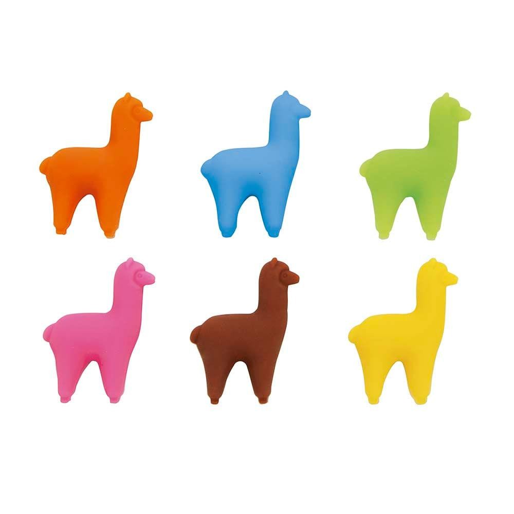 Marcador de Copo Silicone Lhama em Oferta na Shopee