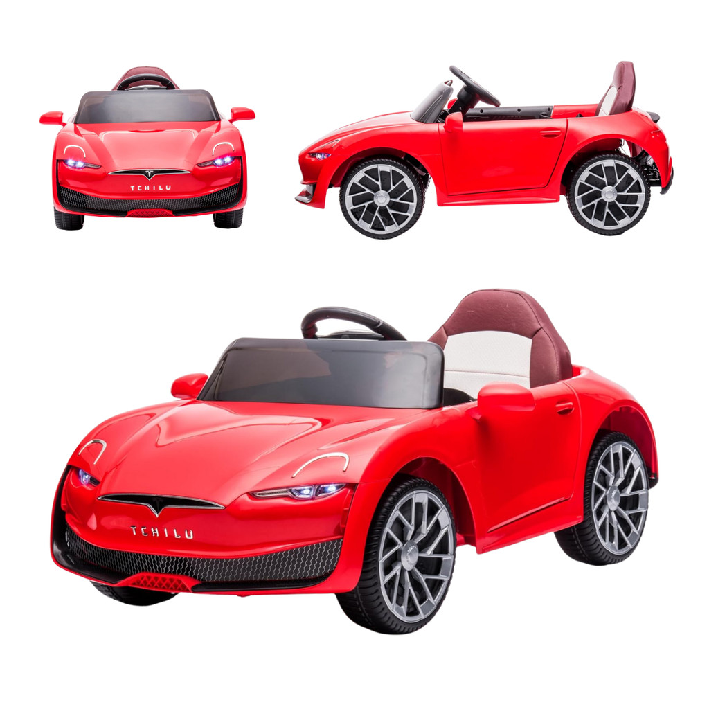 Carro Elétrico Infantil Jet Panther Vermelho 12V Bang Toys