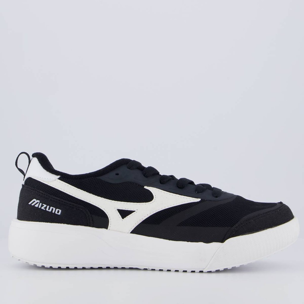 Tênis Mizuno Edo Cross Preto e Branco