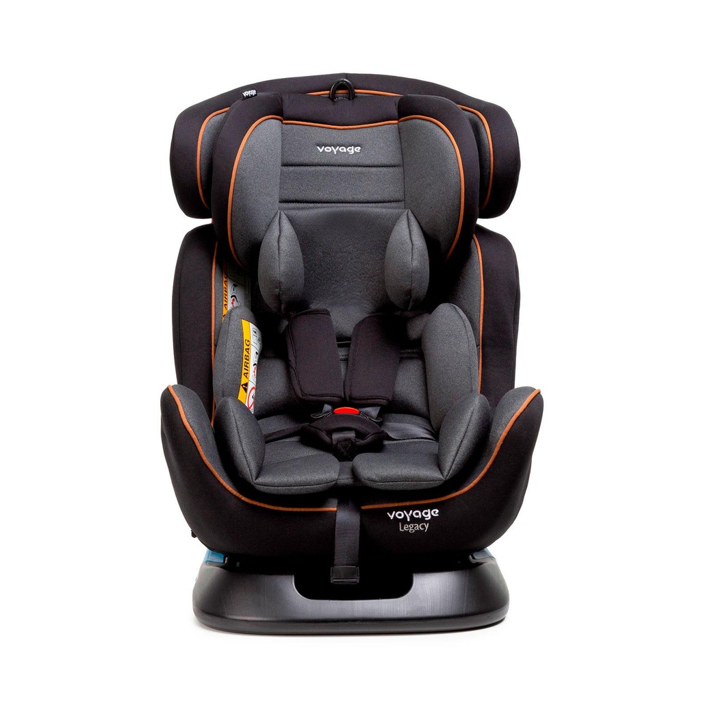 Cadeirinha de Bebê Legacy para Auto 0 até 36kg Cinza e Preta Voyage em Oferta na Shopee