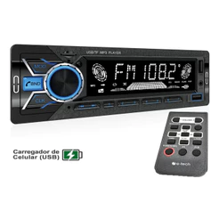 Radio Mp3 Automotiv E-tech combat Plus Bluetooth Usb Aux Sd