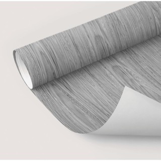 Papel de Parede Adesivo 3D Madeira Cinza Autocolante 5m*45cm P/ Porta Armário Mesa Parede ZH6527-4 em Oferta na Shopee