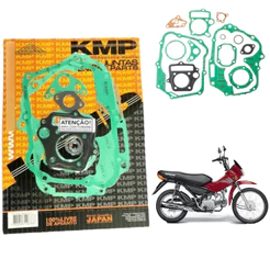 Jogo Juntas Completo Honda Pop 100 2007/2015 Kmp Original Motor Moto