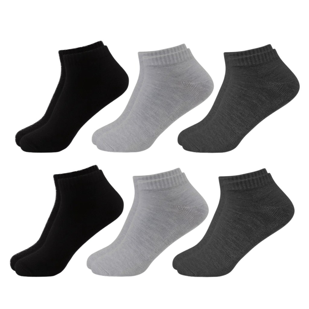 Kit 6 Pares Meias Esportivas Cano Curto Derby Adulto Original