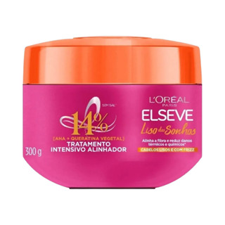 Creme de Tratamento Elseve Liso dos Sonhos 300g em Oferta na Shopee