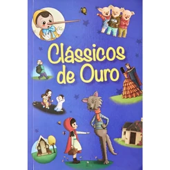 Livro Infantil 10 Histórias Clássicas De Ouro | Capa Brochura