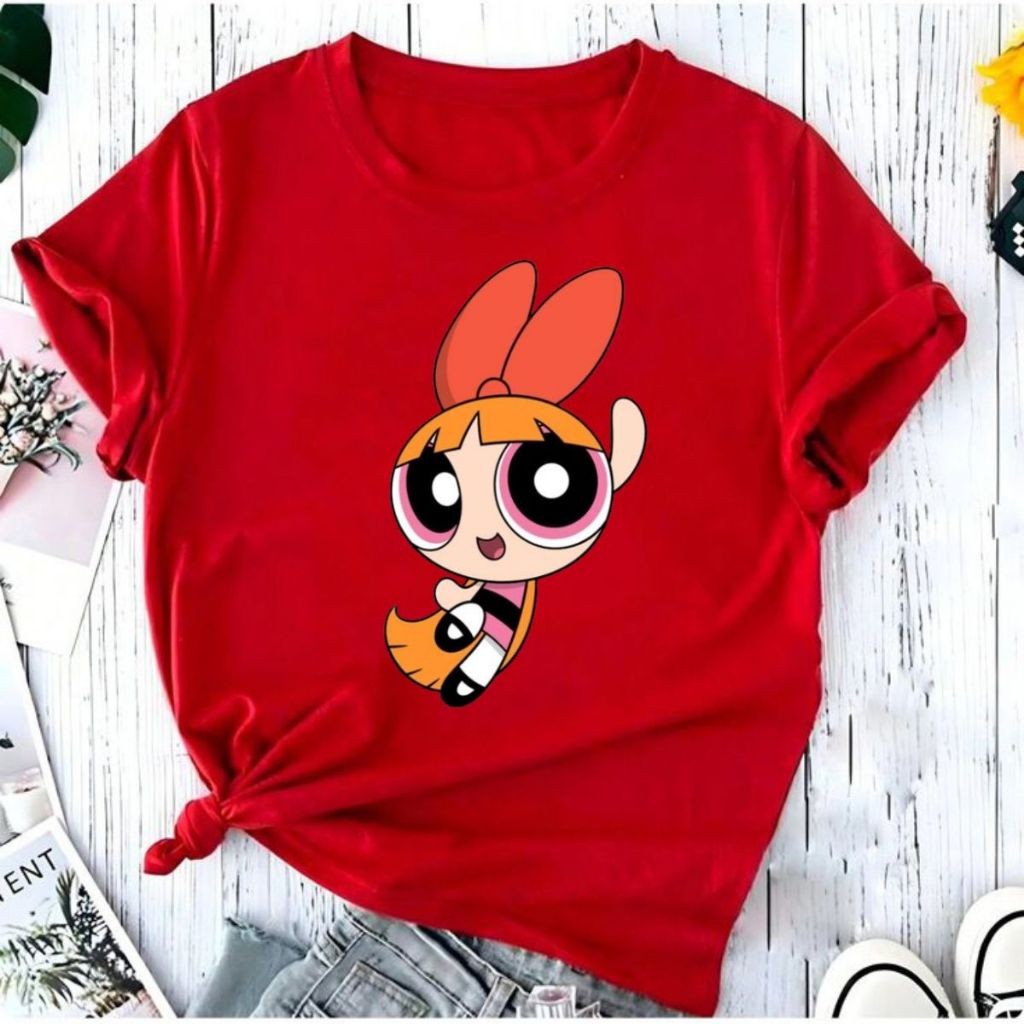 Camiseta Feminina Personalizada Estampada Meninas Super Poderosas Lançamento (Ref 2111)