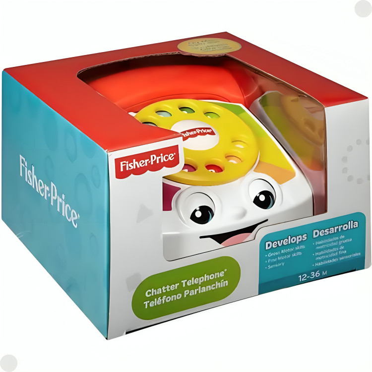 Brinquedo Telefone Feliz Com Rodinha Dpn22 - Fisher-price