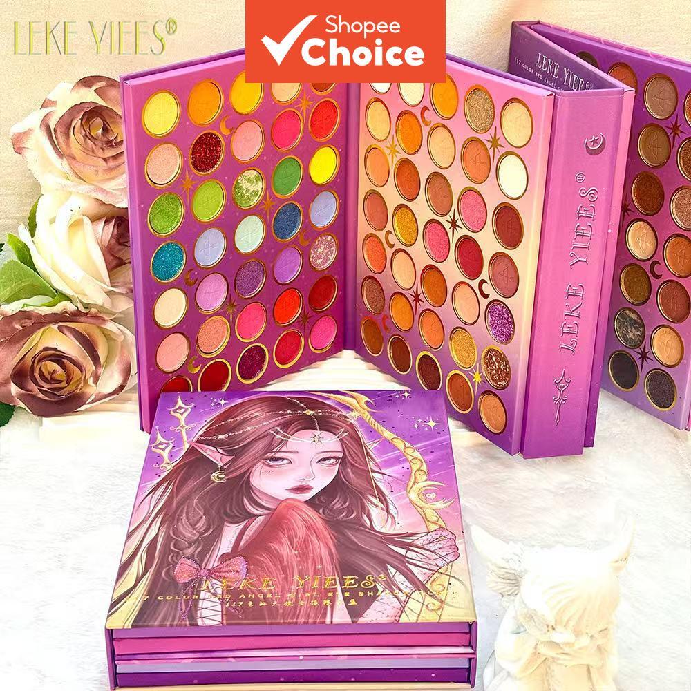 Paleta De Sombras Love Cupid 117 Cores , Maquiagem Multiuso Fosca E Brilhante