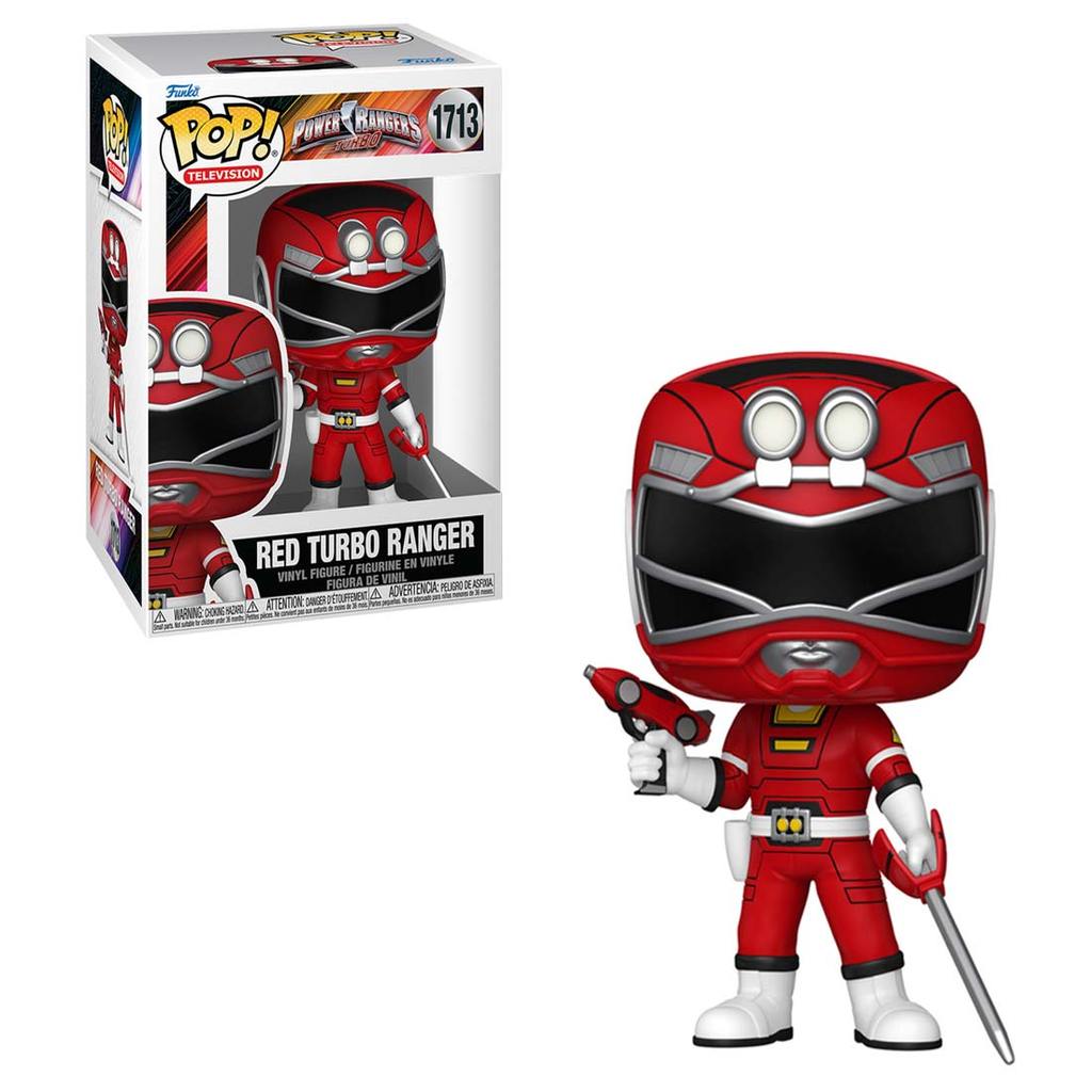 POP FUNKO 1713 Power Rangers Turbo Red Turbo Ranger Figure