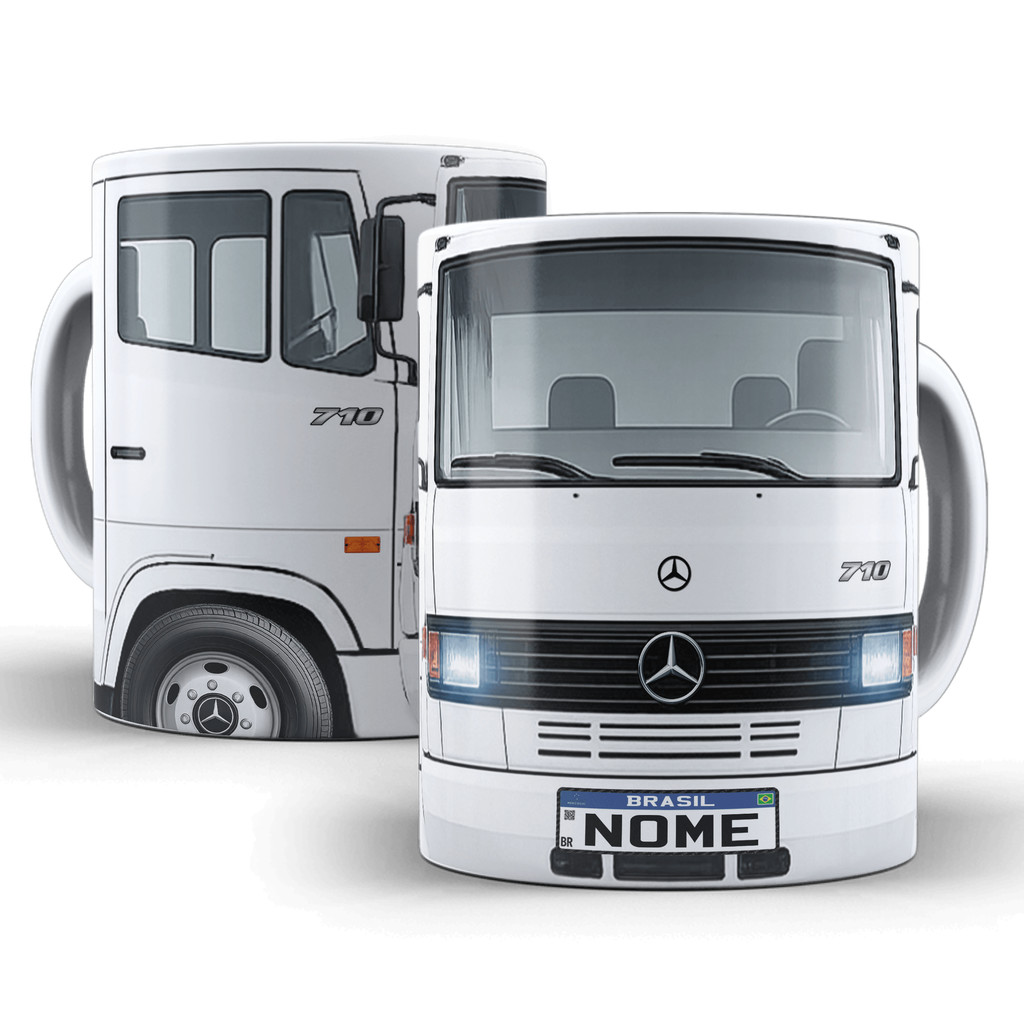 Caneca Personalizada Caminhao mercedes 710 mercedinho 710