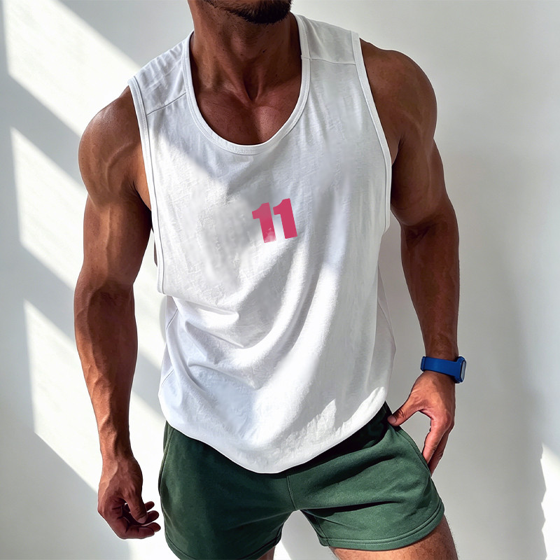 MCPW Colete Fitness Masculino Camiseta Sem Mangas Colete de Verão Respirável Esportes Lazer Treinamento Top240605BBB