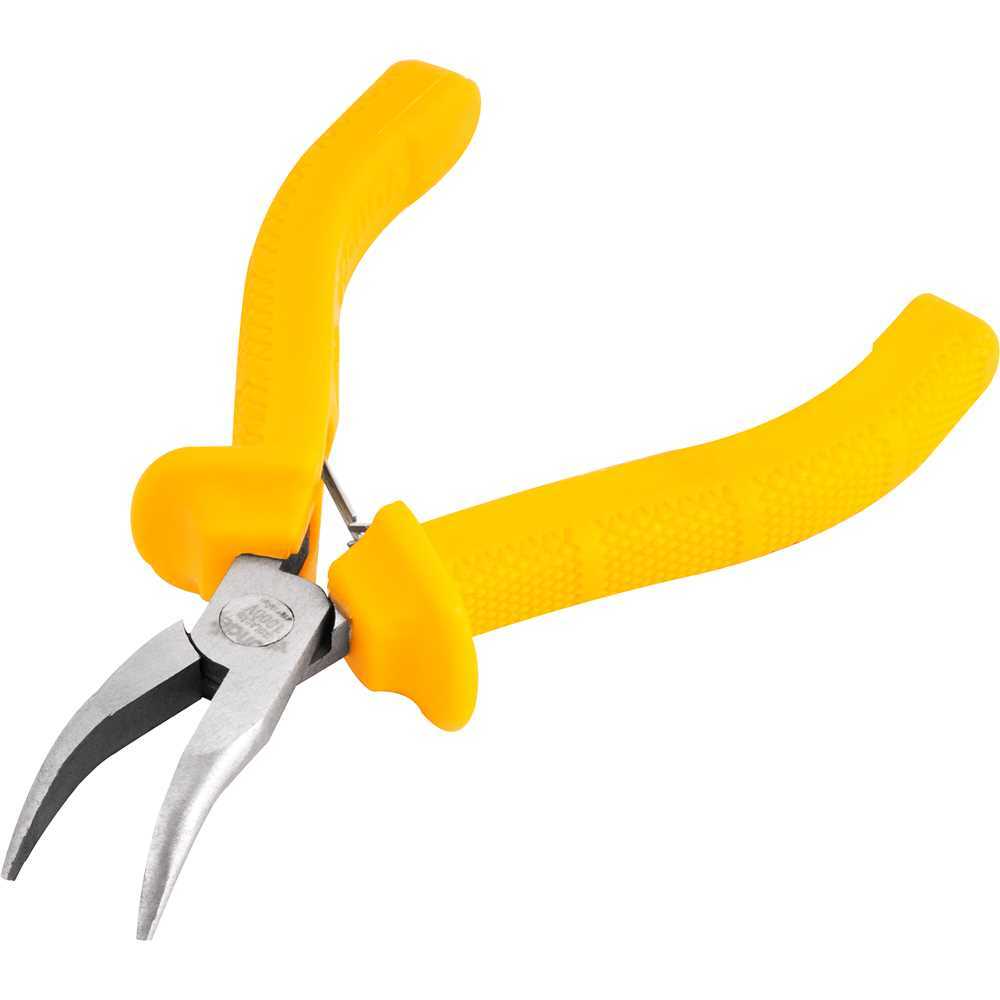 Alicate bico meia cana curvo 4.1/2", com isolação até
1.000 V, VONDER