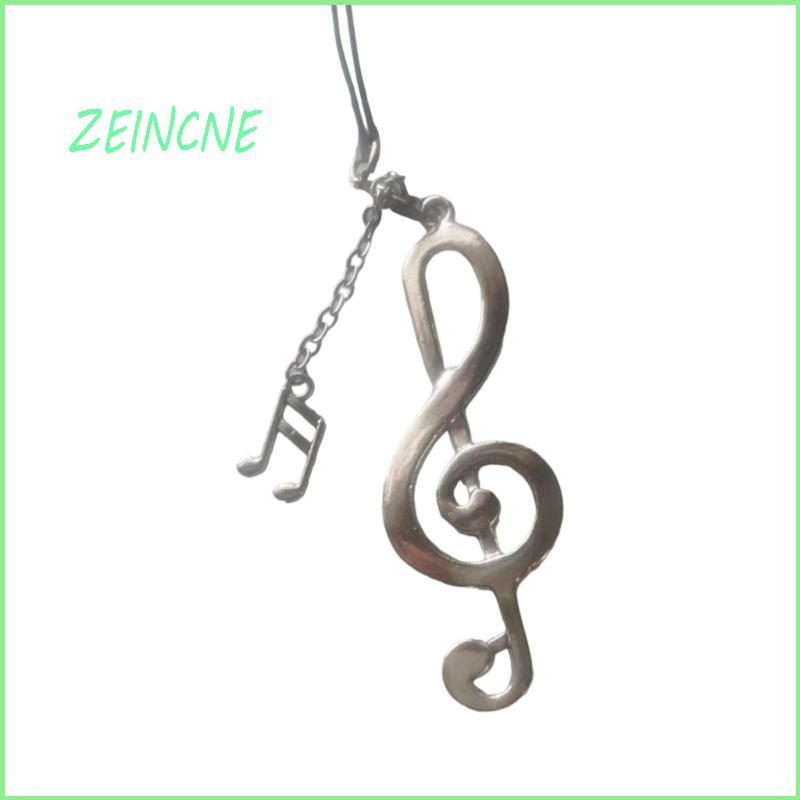 ZEIN Bonito Nota Musical Liga Chaveiro Bolsa Charme Para Meninas Telefone Acessório