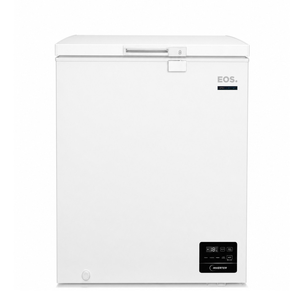 Freezer e Conservador Horizontal EOS 155L Digital Tripla Ação Max Inverter EFH151IDX Branco Bivolt
