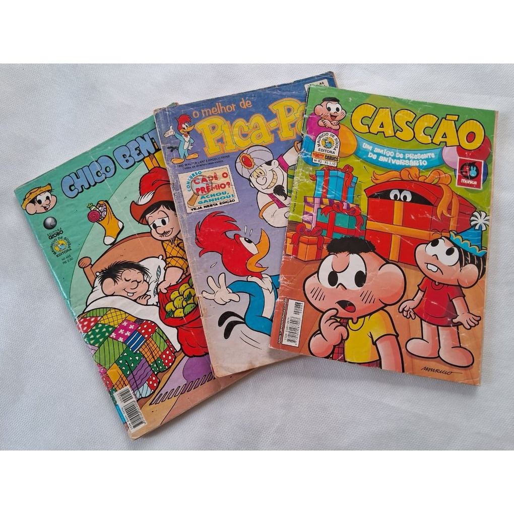 Combo Gibis Chico Bento, Cascão e Pica-Pau - 3 Volumes de Vários Colaboradores 7080902
