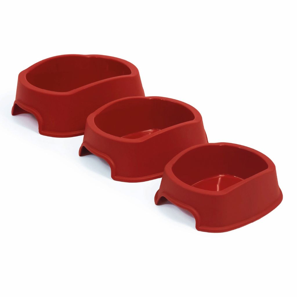 Bebedouro Comedouro Plastpet Single Vermelho