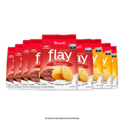 Combo Flay Gourmet Churrasco 40g 6 unidades + Flay Gourmet Queijo 40g 3 unidades