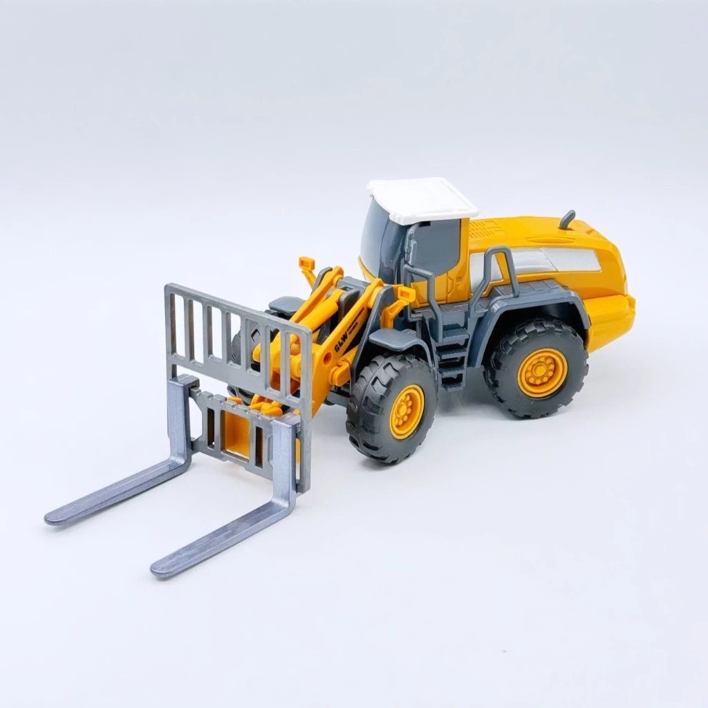 Miniatura Trator Paleteira Empilhadeira- Construção 1/55 Glw