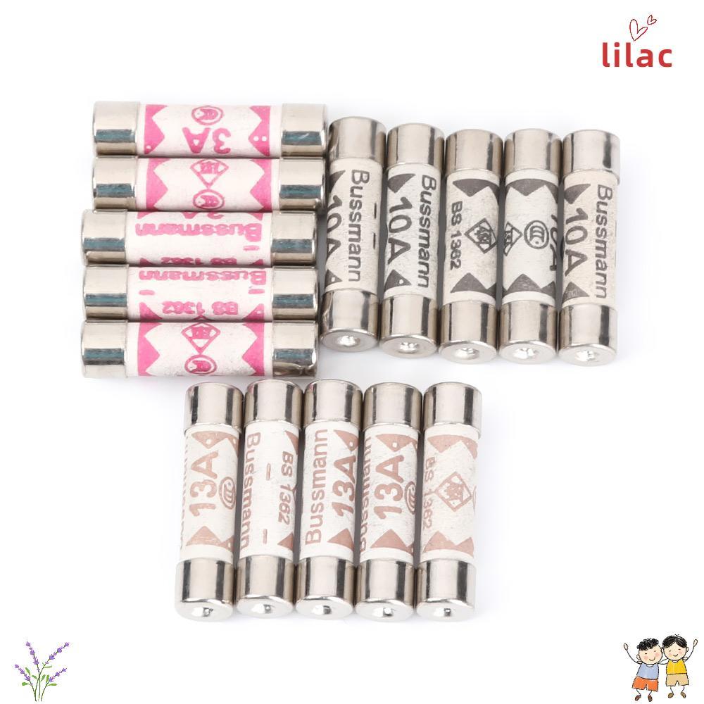 LILAC 10Pcs Acessórios Elétricos De Sopro Rápido 3-13A Plugue Britânico