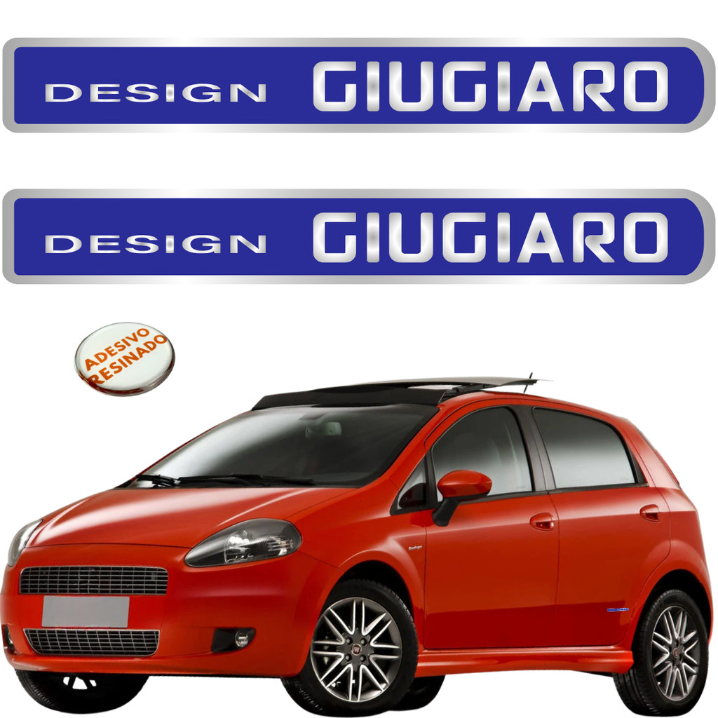 Kit Adesivo Resinado Design Giugiaro Fiat Punto 2007 08 09 10 11 12 13 14 15 16