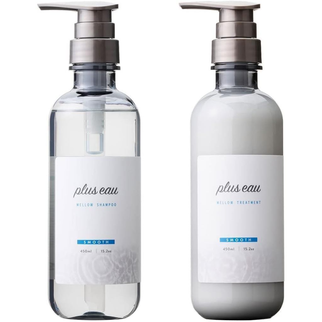 plus eau shampoo tratamento seda suave soro ingrediente sem silicone conjunto de 2