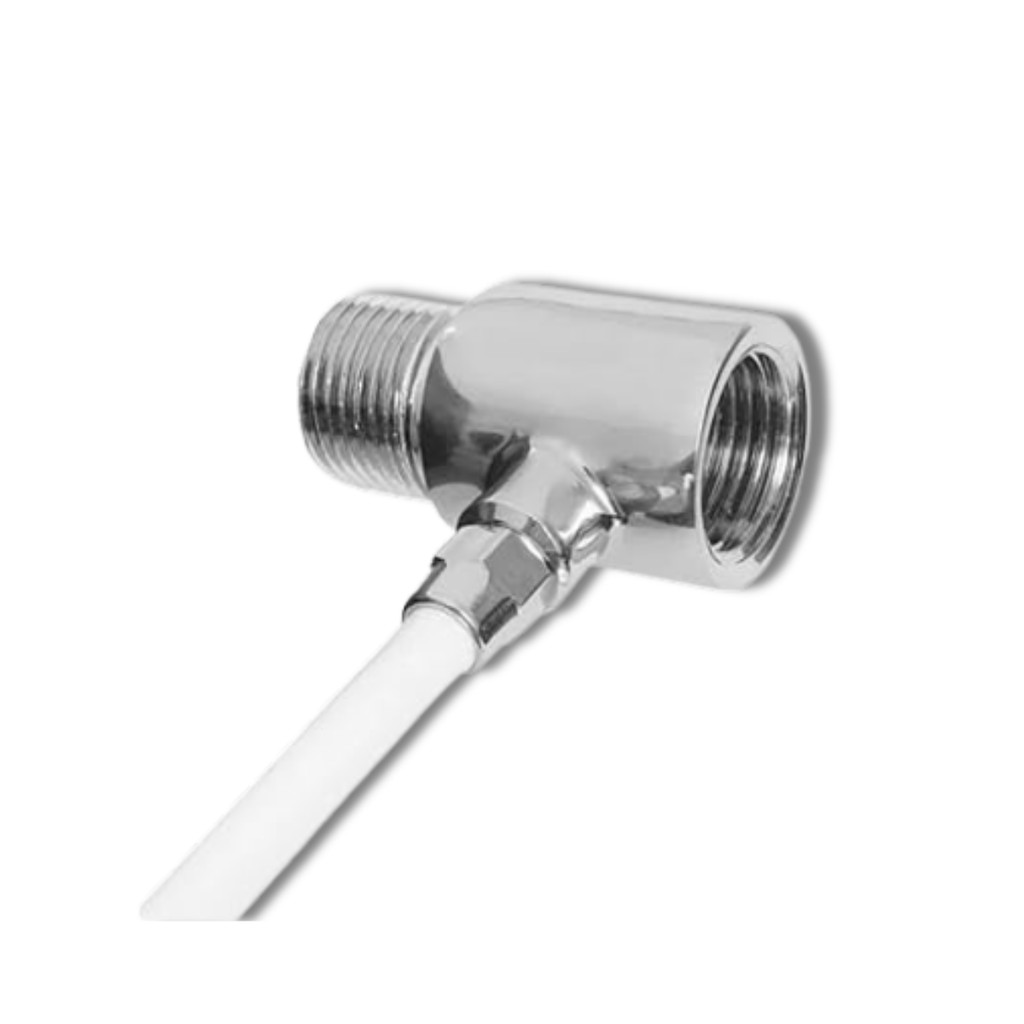 Adaptador de Parede para Filtro Bebedouro Purificador de Água 8MM em Metal Cromado — imagem 2 de 2