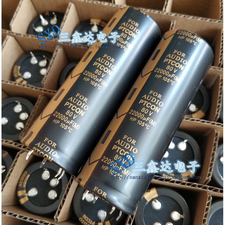 80V22000UF 22000UF80V novo Original para amplificador de potência de áudio Capacitor de áudio 35*100