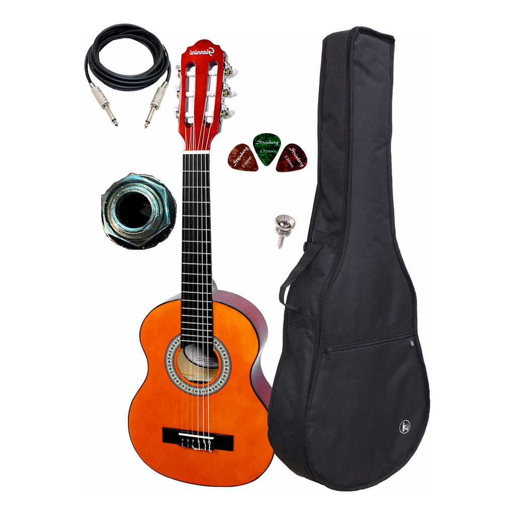 Violão INFANTIL Canhoto Eletroacústico Giannini Nr+ Capa E Acessórios