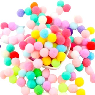 Pompom Solto Sortido Poliéster 10mm 100 Unidades para Laços, Artesanato, Roupas e Acessórios em Oferta na Shopee