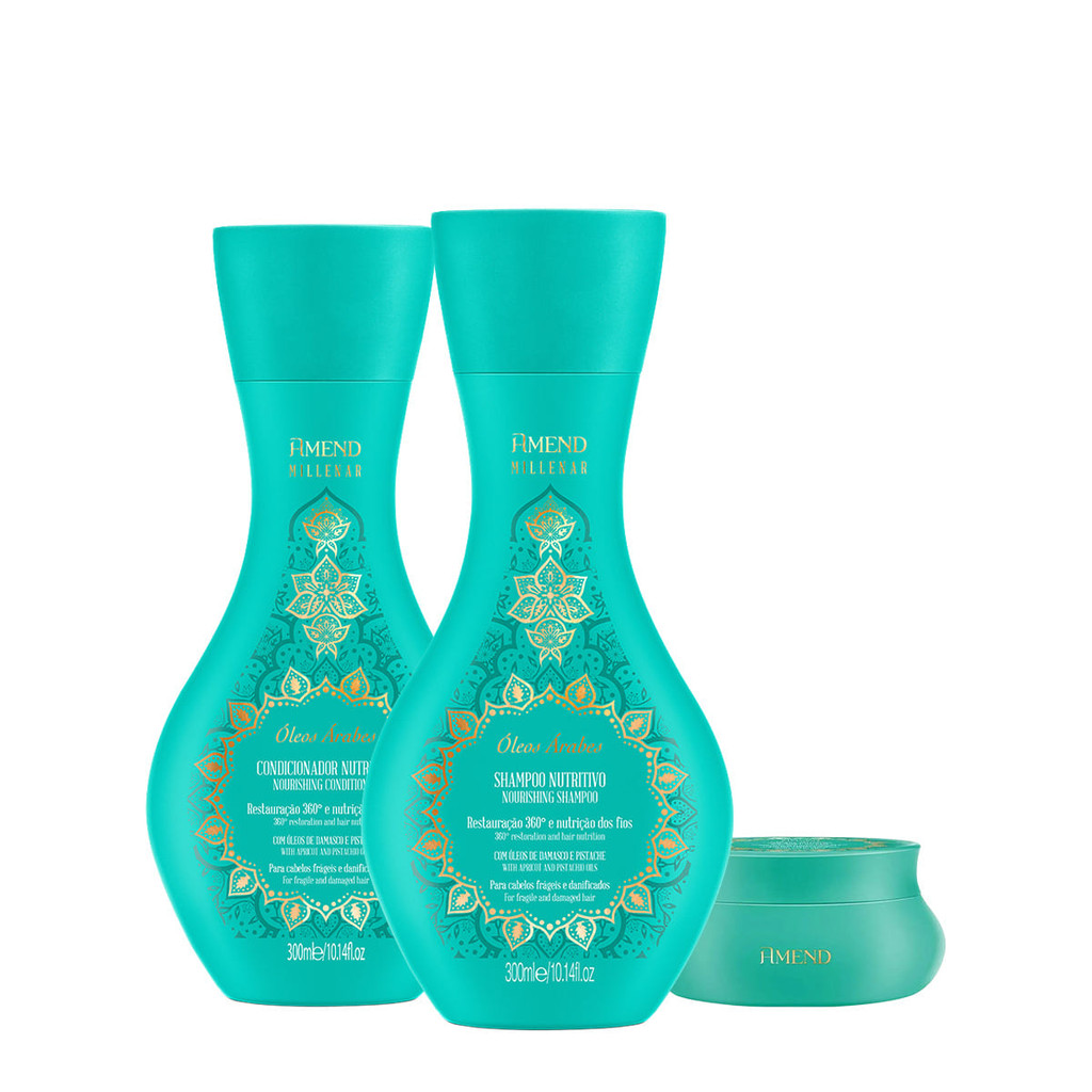 Kit Amend Millenar Óleos Árabes Home Care (3 produtos)