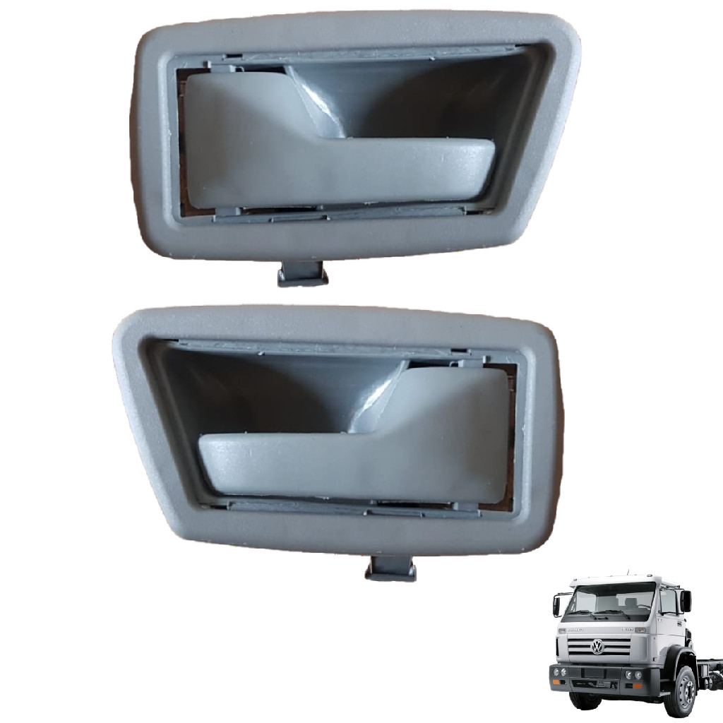 Par De Maçaneta Interna Da Porta Caminhão Volkswagen 5-140