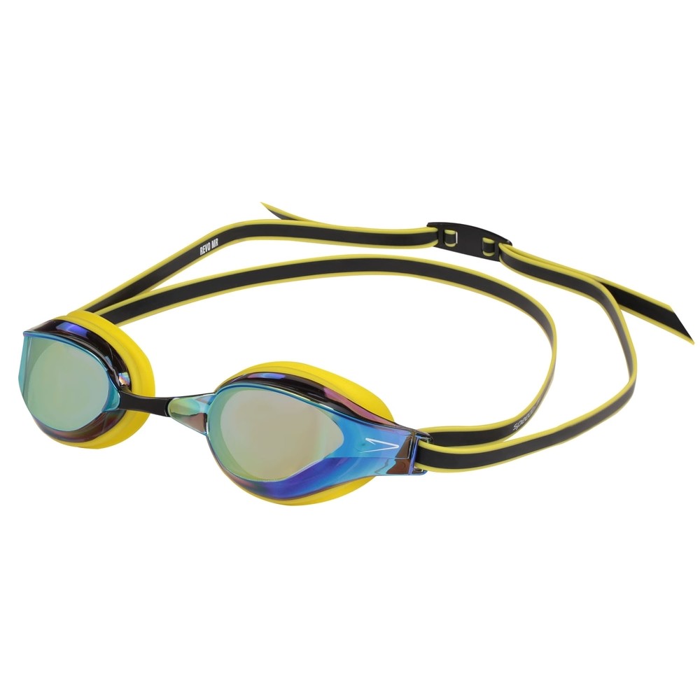 Óculos de Natação Adulto Narizeiras ajustáveis Proteção UV/UVB Lente Espelhada Speedo Revo MR - YELLOW REVO MR em Oferta na Shopee