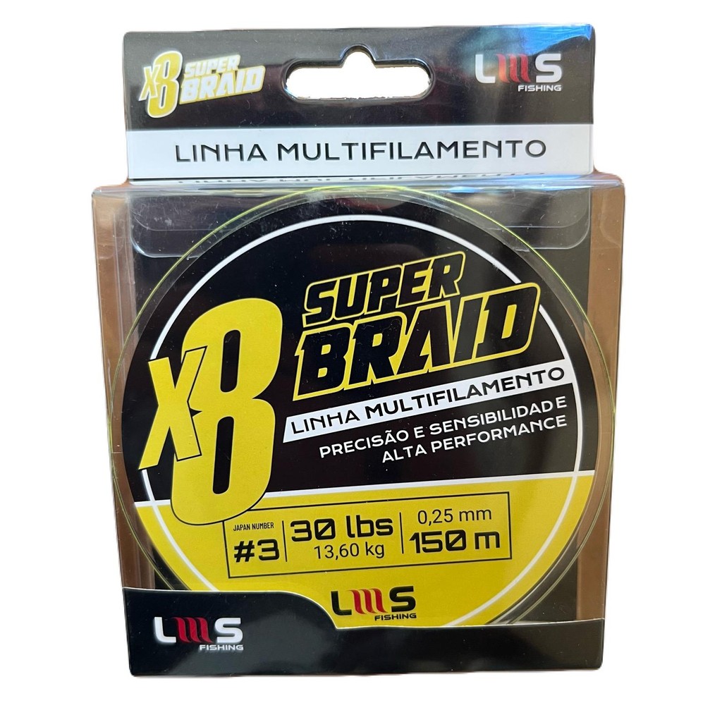 Linha Multifilamento 8x Super Braid Lumis Com 150m