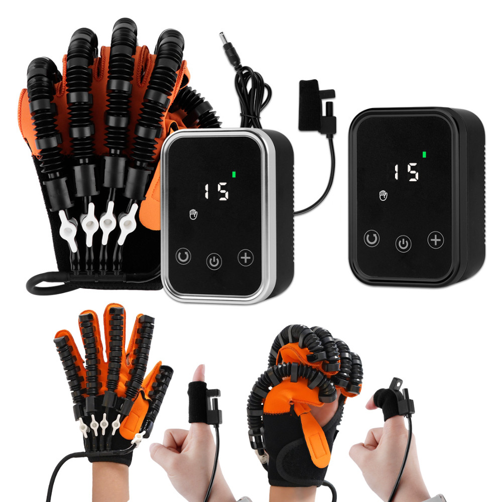 Dedo Rplicação Acidente Vascular Cerebral Massageador De Mão Robô Elétrico Luvas De Treinamento De Para Hemiplegia De